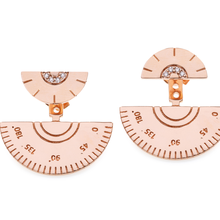 Protractor Earring