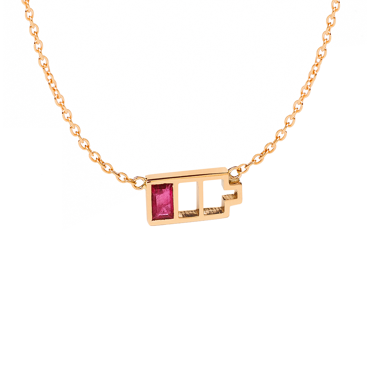Low Battery Necklace