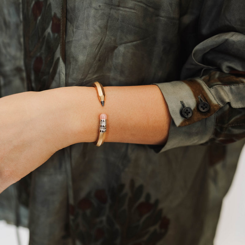 Rose Designer Twisted Bracelet | Silversheen